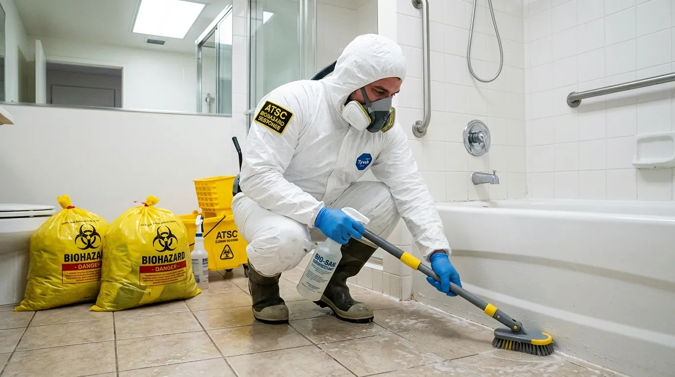 Decontamination equipment deployed for Blood Cleanup in Sweetwater